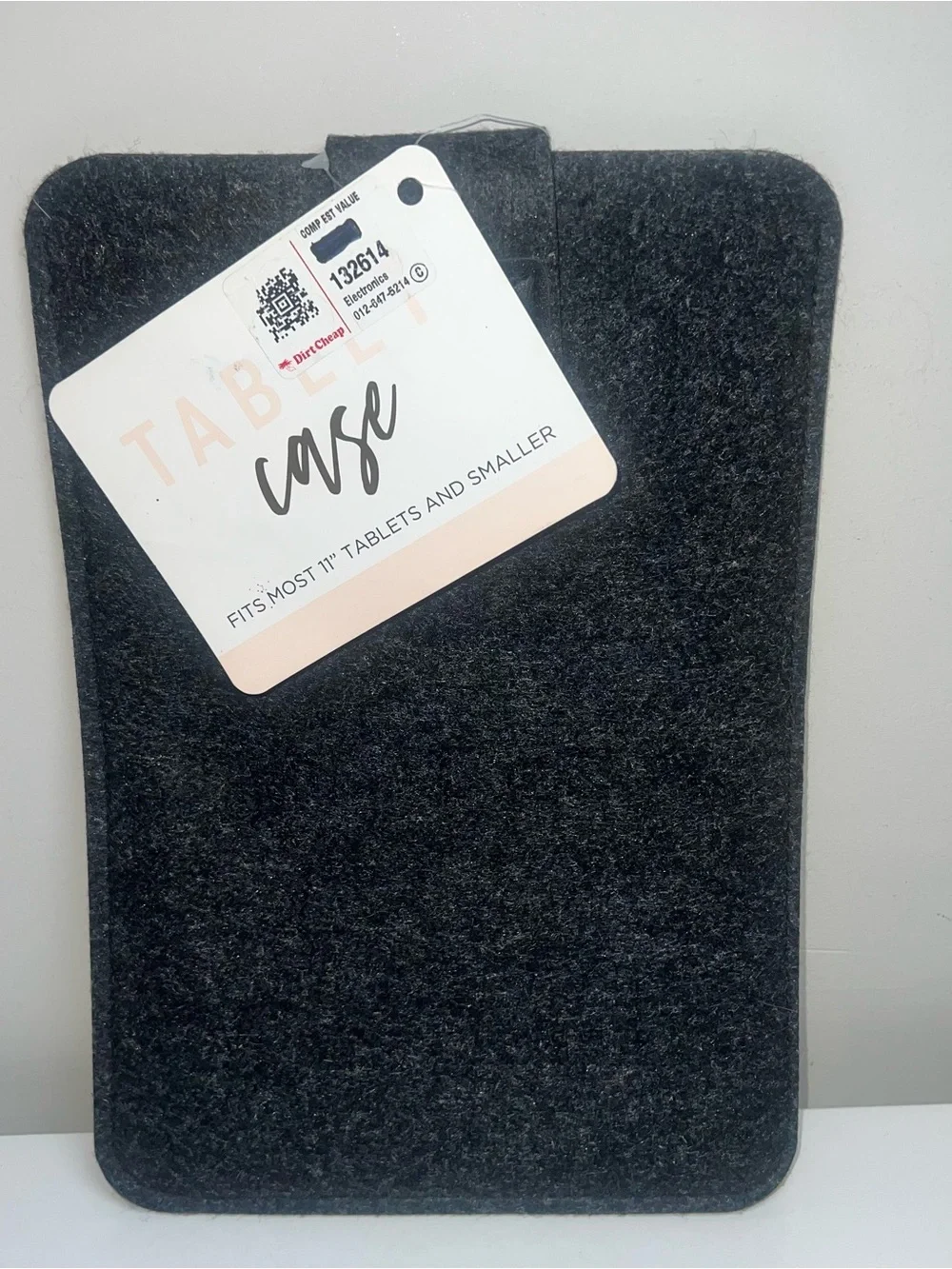 Vivitar Tablet Sleeve Case - Dark Gray Felt